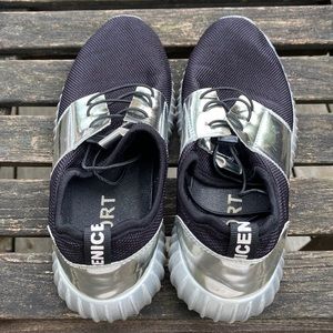 NICE (Brand) Black/Silver Shoes